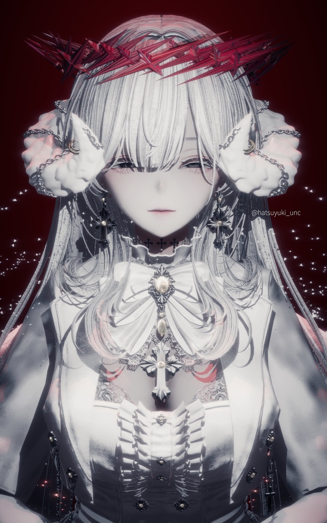 漆黒の魔角 & Dark Horn😈【3Dモデル For VRChat】ver_1.03