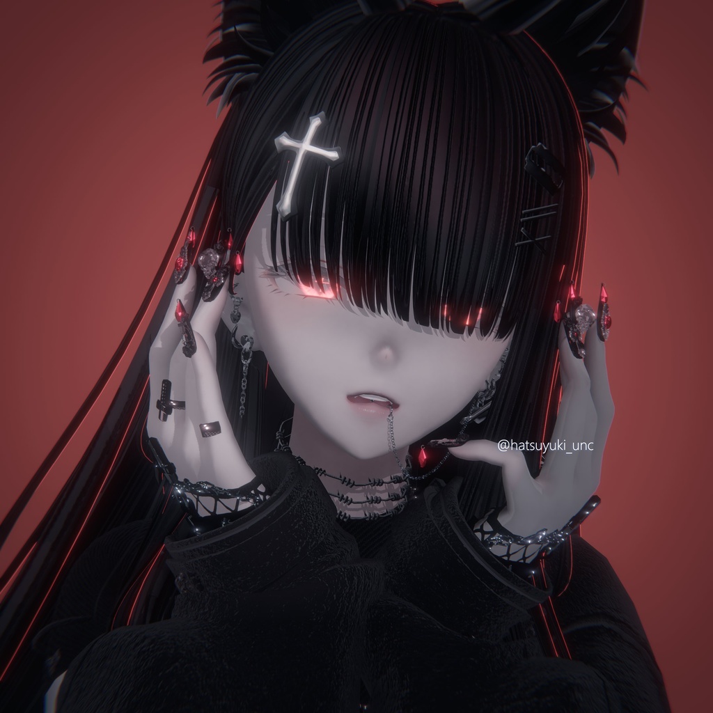 【14アバター対応🔥】✦黑暗風のアクセサリー & Dark style accessories✦