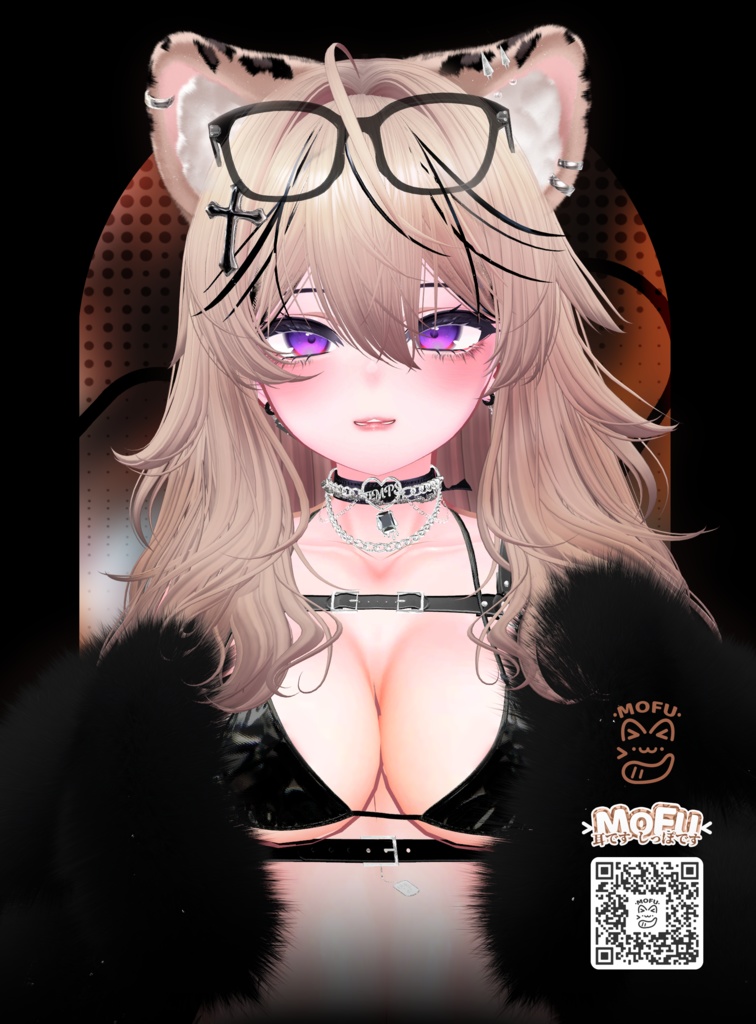 MOFU EARS & TAIL🍒【3Dモデル For VRChat】ver1.0.4