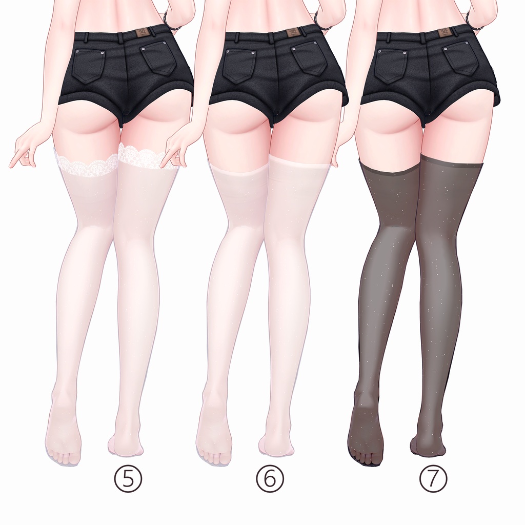 「愛莉 Airi 専用」ストッキングですStockings (7種)v1.01