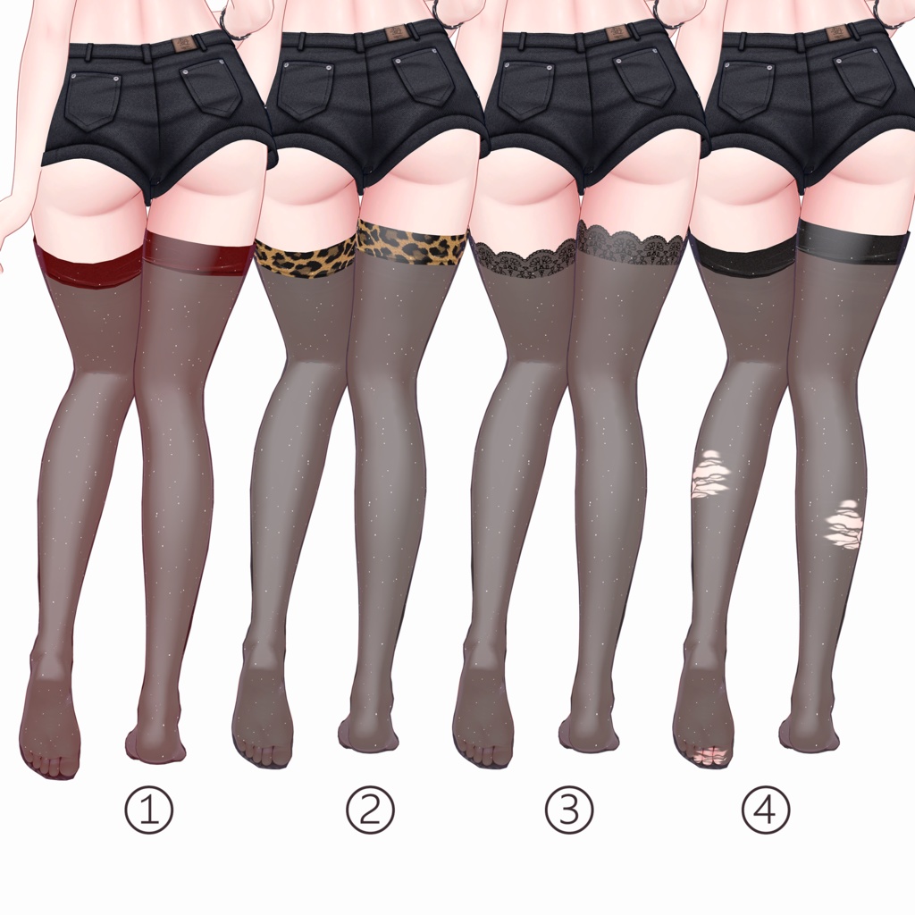 「愛莉 Airi 専用」ストッキングですStockings (7種)v1.01