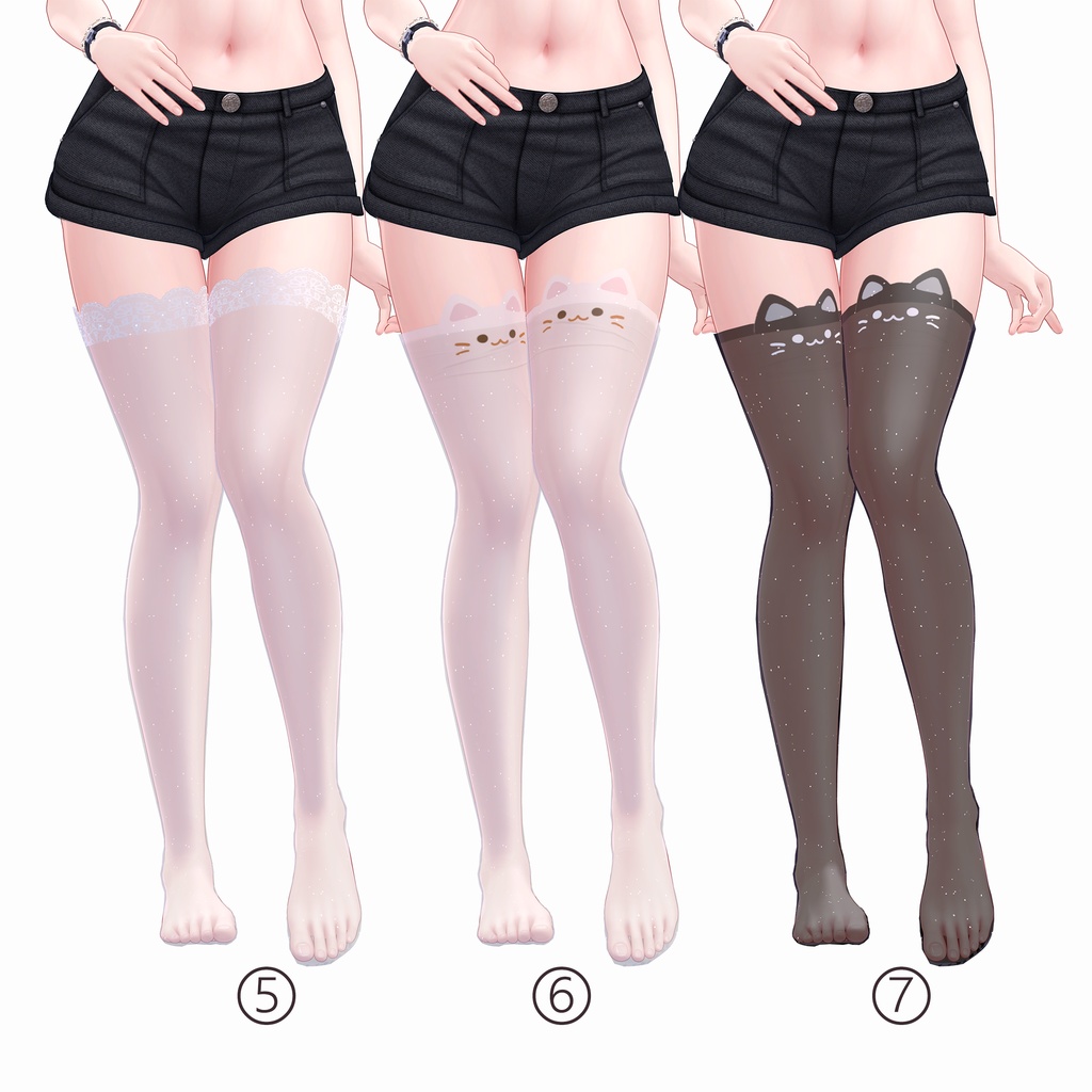 「愛莉 Airi 専用」ストッキングですStockings (7種)v1.01
