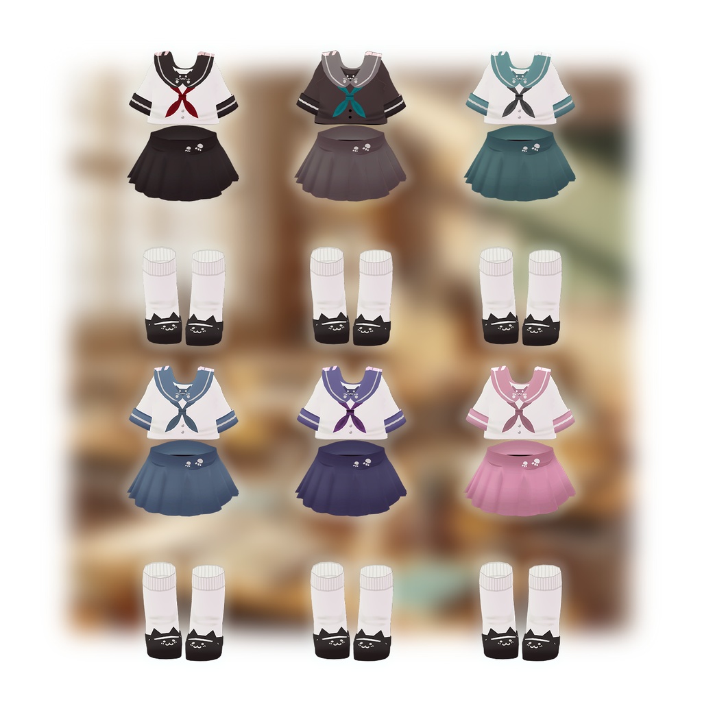 Neno Sailor suit 『🐱🐶対応衣装』v1.01
