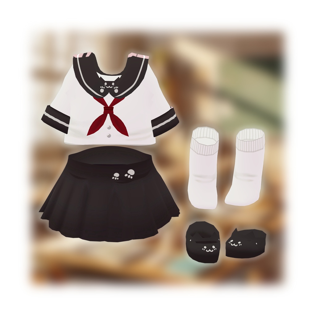 Neno Sailor suit 『🐱🐶対応衣装』v1.01