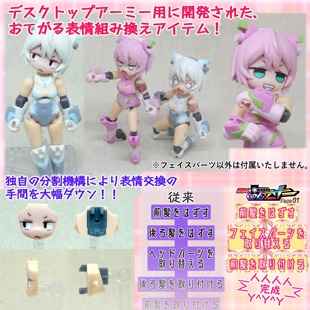 DTAフェイス換装システム『ヒャクメンソーサー《Face01》』