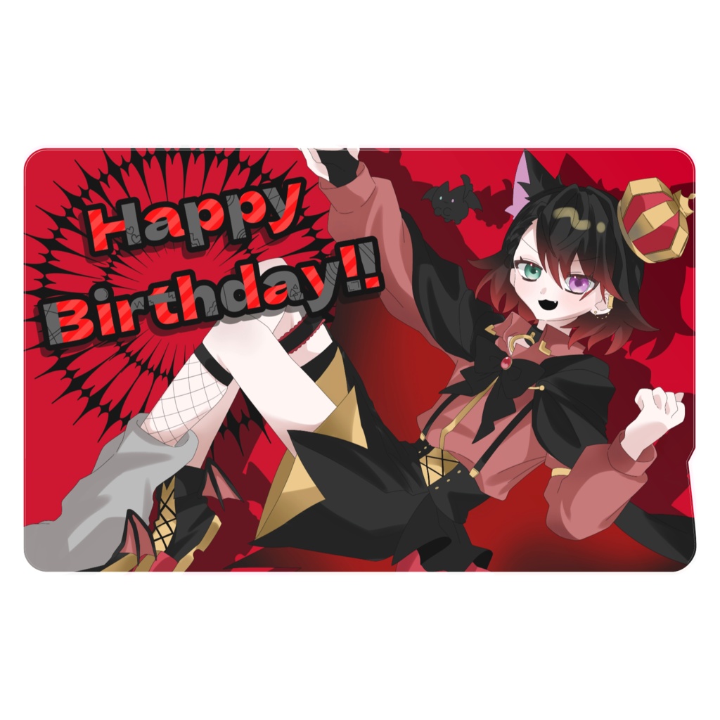 ICカードステッカー　生誕イラストver.