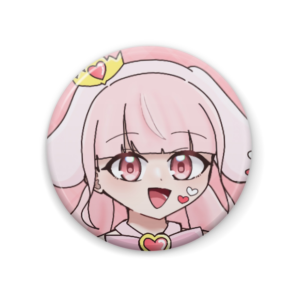 缶バッチ てぃあら　新立ち絵ver