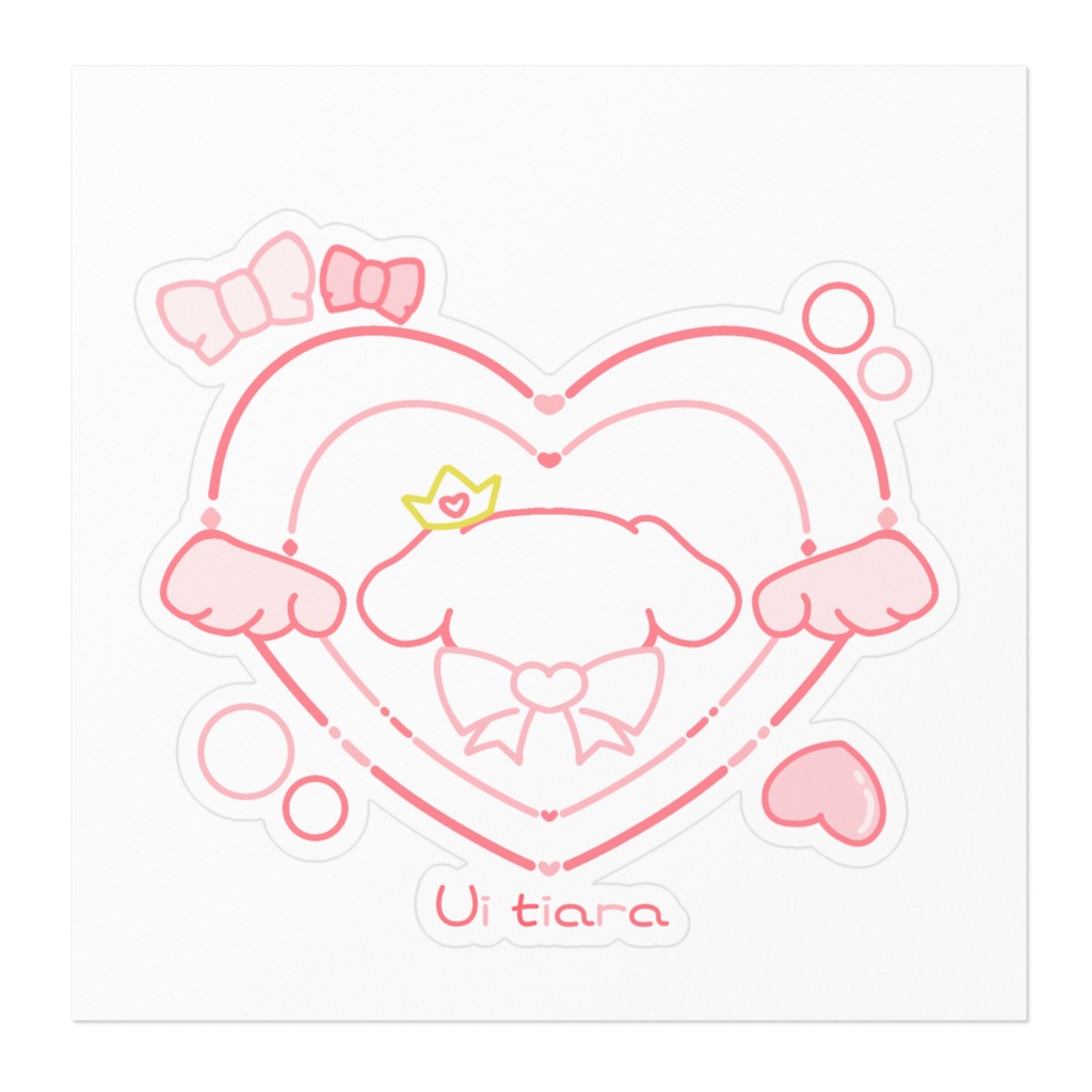 ステッカー てぃあら シンボルマークver