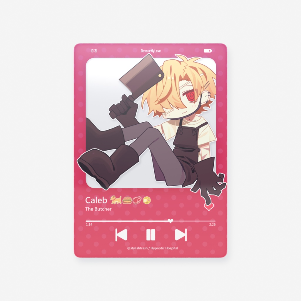 ケイレブ（昼）クリアカード