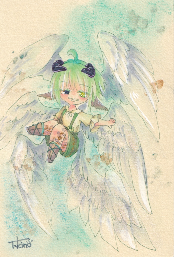 ハガキサイズドローイング