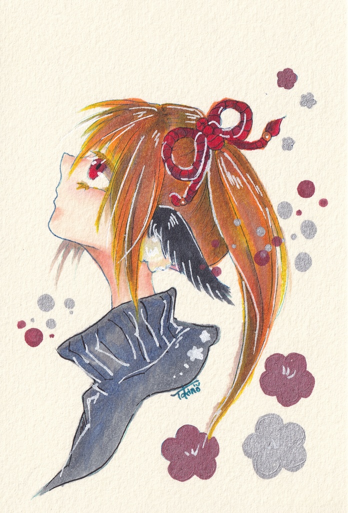 ハガキサイズドローイング