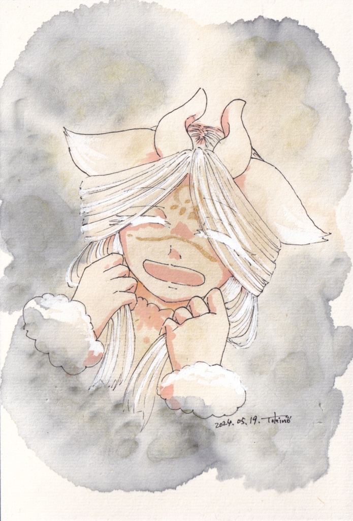 ハガキサイズドローイング