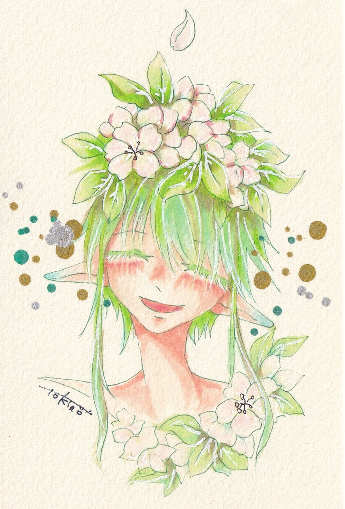 ハガキサイズドローイング