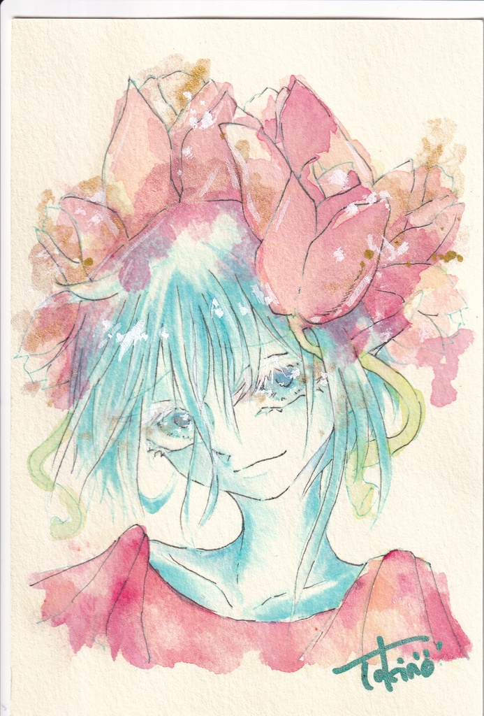 ハガキサイズドローイング