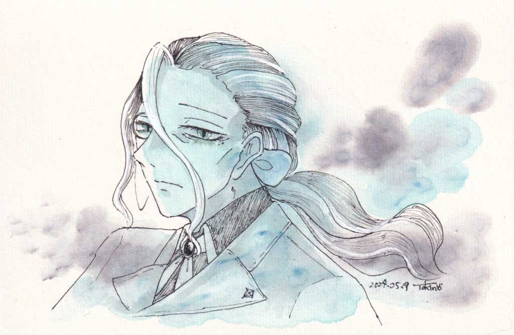 ハガキサイズドローイング