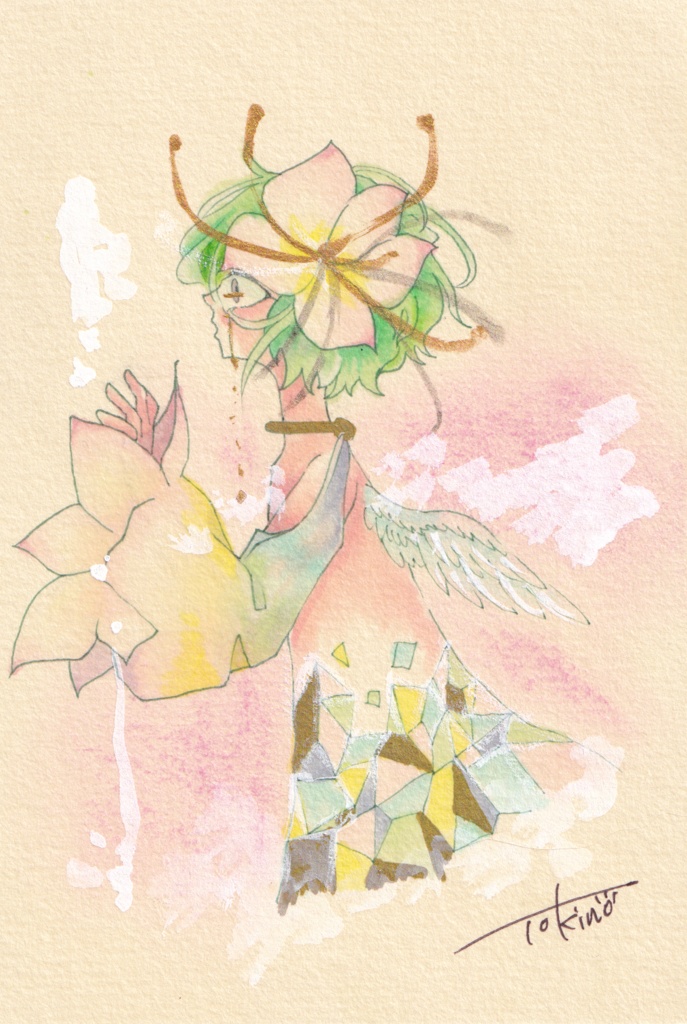 ハガキサイズドローイング