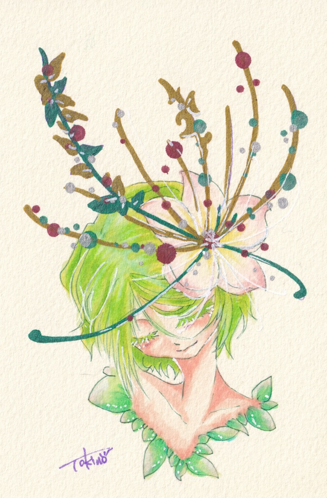 ハガキサイズドローイング