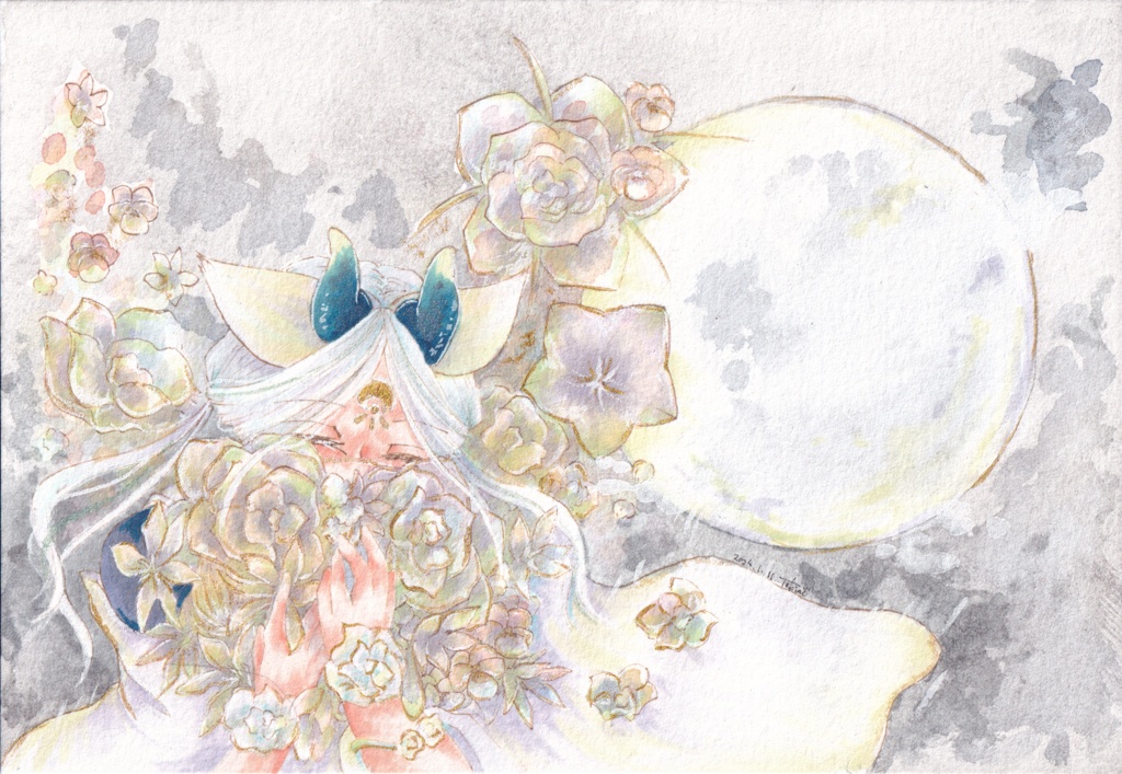 【額装原画】待っていたよ。