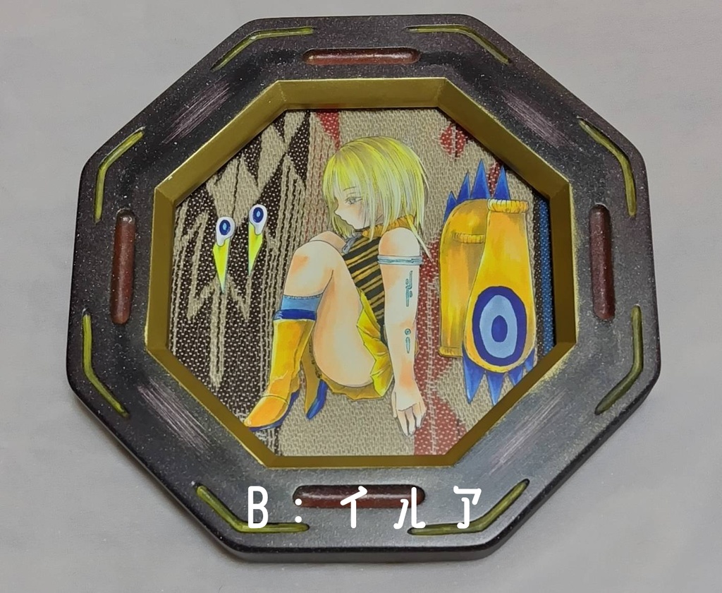 小さめ額装原画