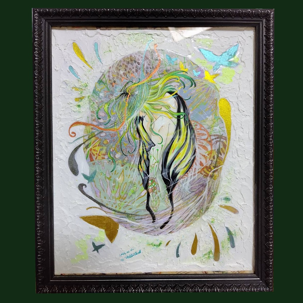 額装原画「繭」