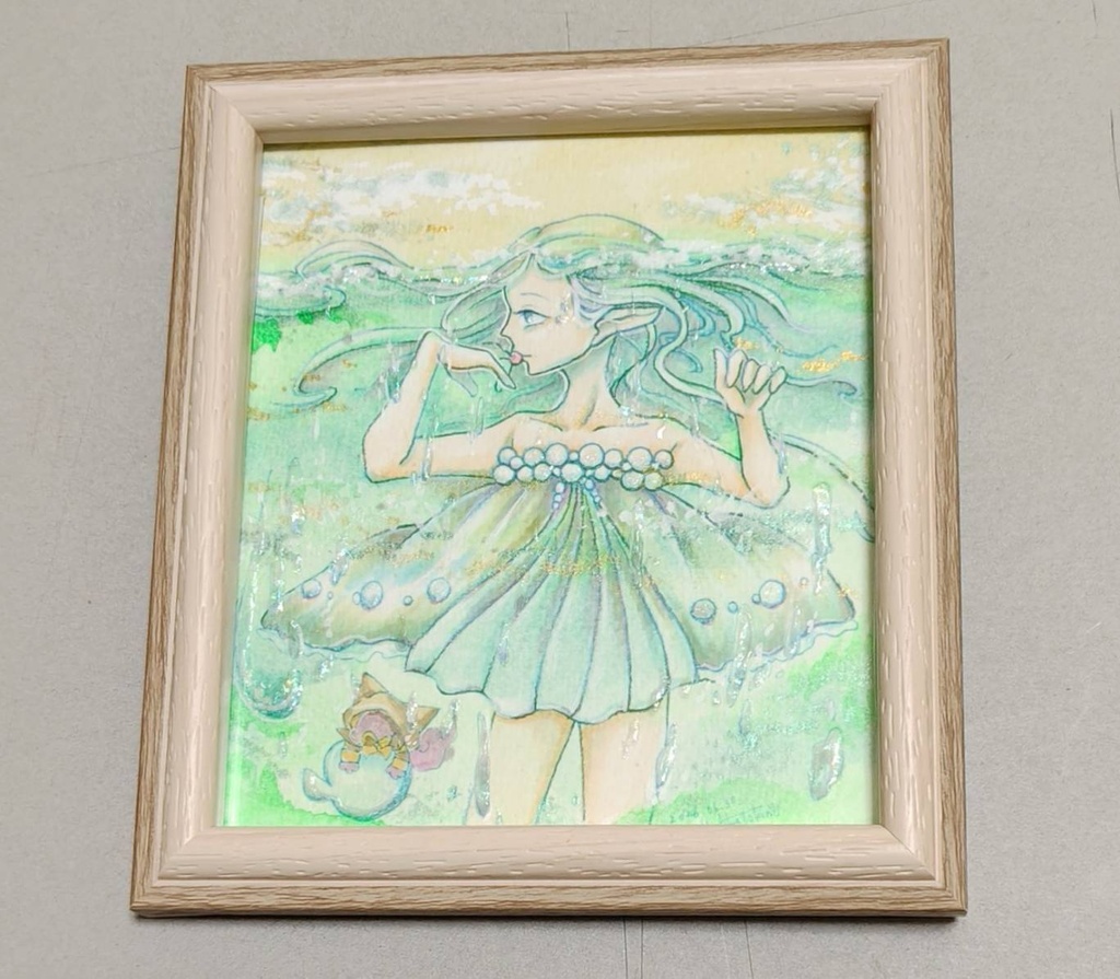 【額装原画】くりーむめろんそーだ
