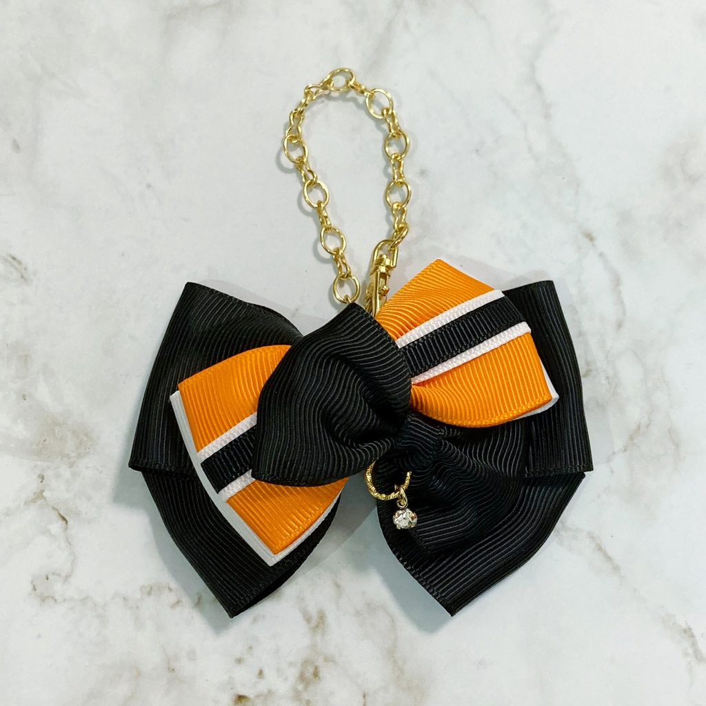 【HQ】烏野イメージ リボンバッグチャーム