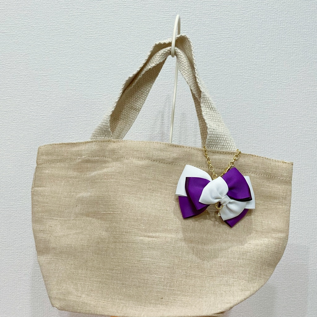 【HQ】白鳥沢イメージ リボンバッグチャーム