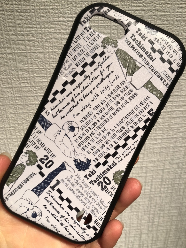 オンライン限定【イナズマイレブン】立向居耐衝撃グリップケース【Tachimukai_newspaper】