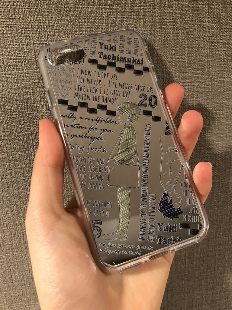 オンライン限定【イナズマイレブン】立向居ミラーケース【Tachimukai_newspaper】