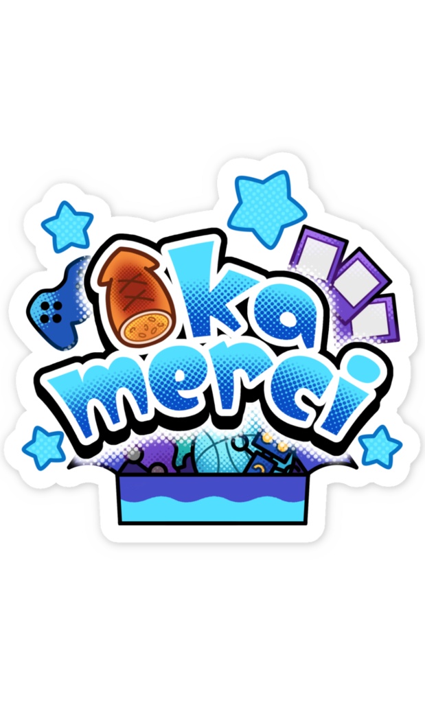 ika merciスマホステッカー