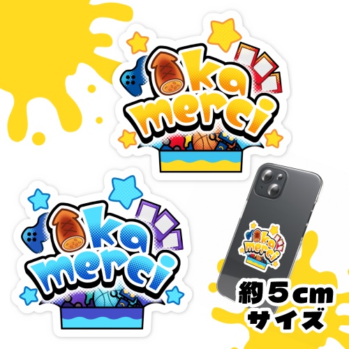 ika merciスマホステッカー