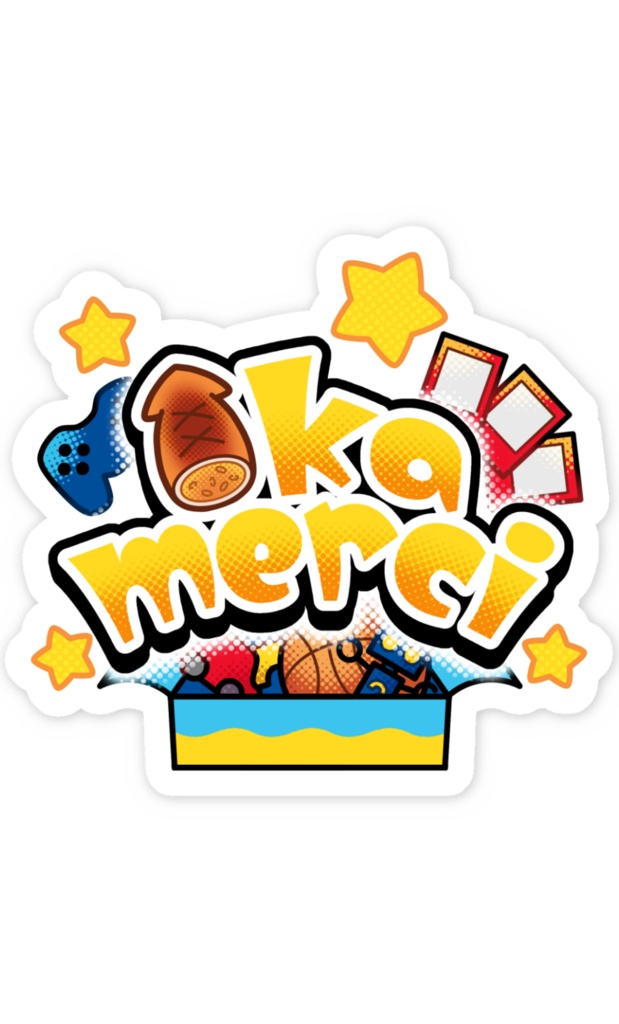 ika merciスマホステッカー