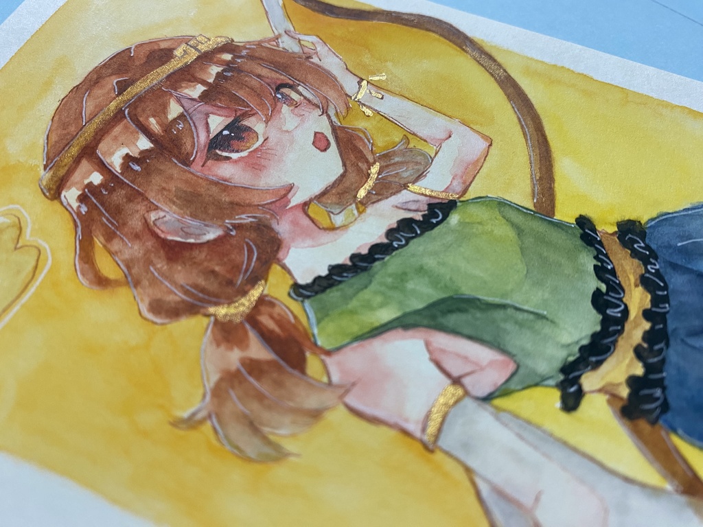 スパイ三獣士 水彩原画