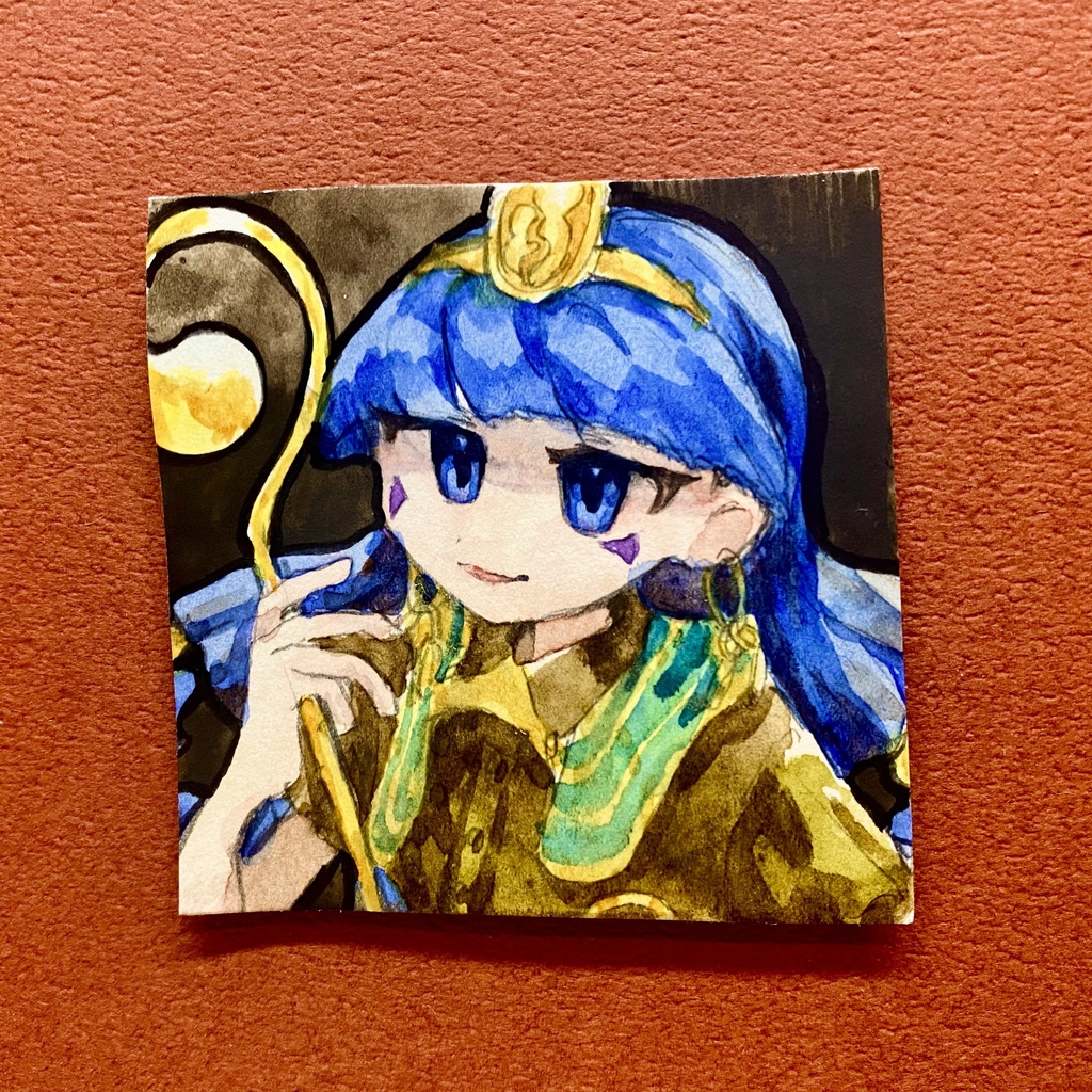 東方project水彩ミニ原画おきば