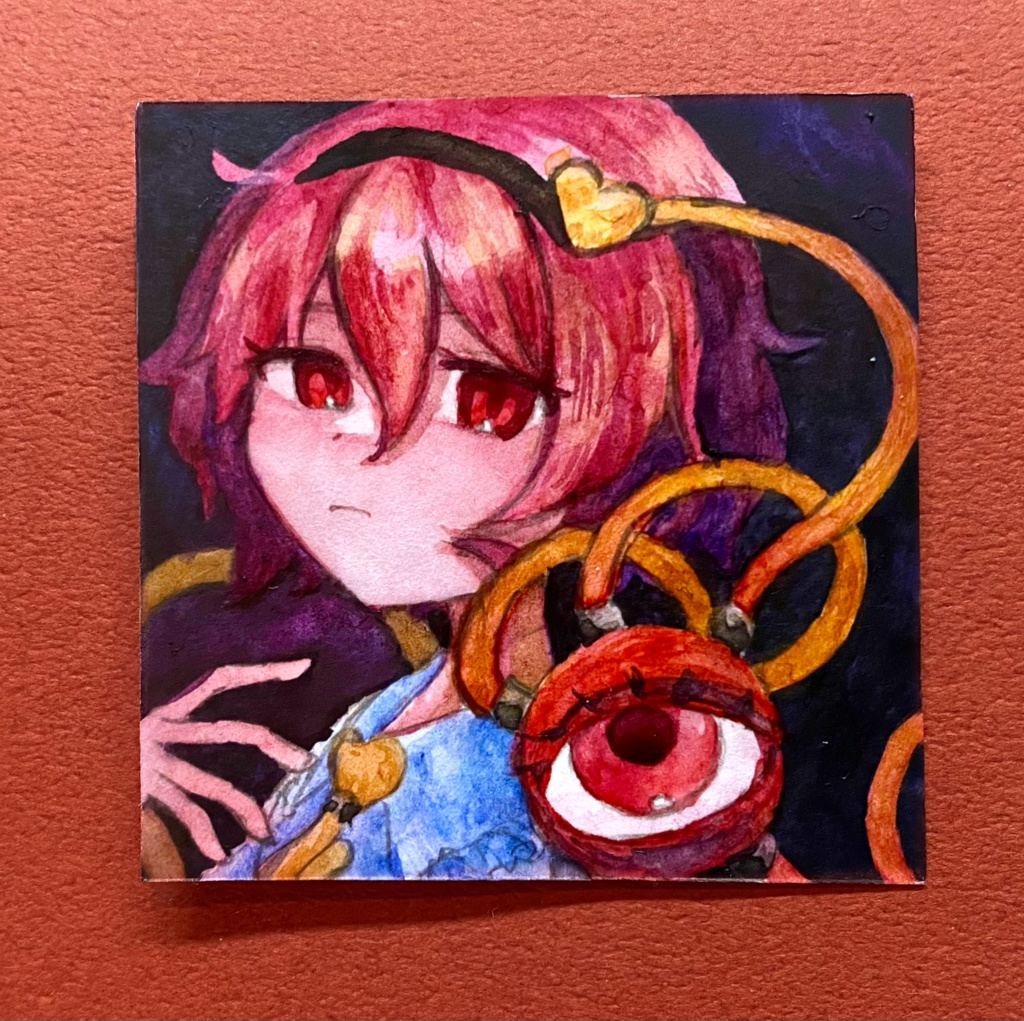 東方project水彩ミニ原画おきば