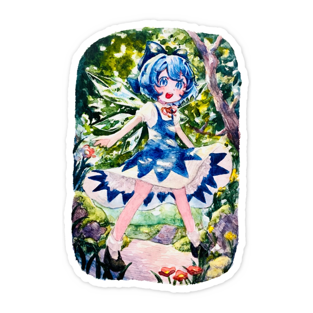 チルノ ダイカットステッカー