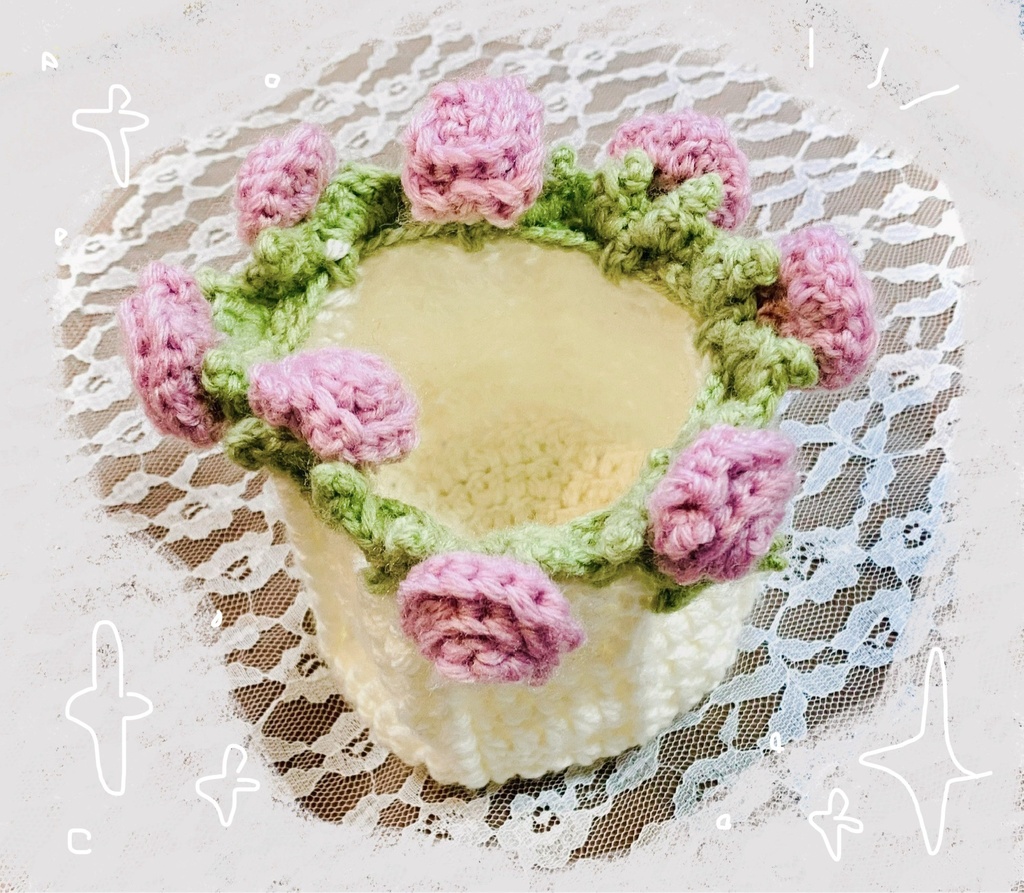 バラのブーケ巾着🌹