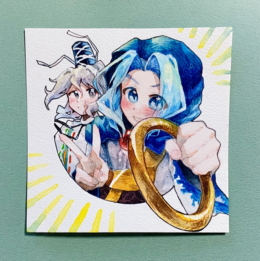 【東方Project】いちふと 水彩原画