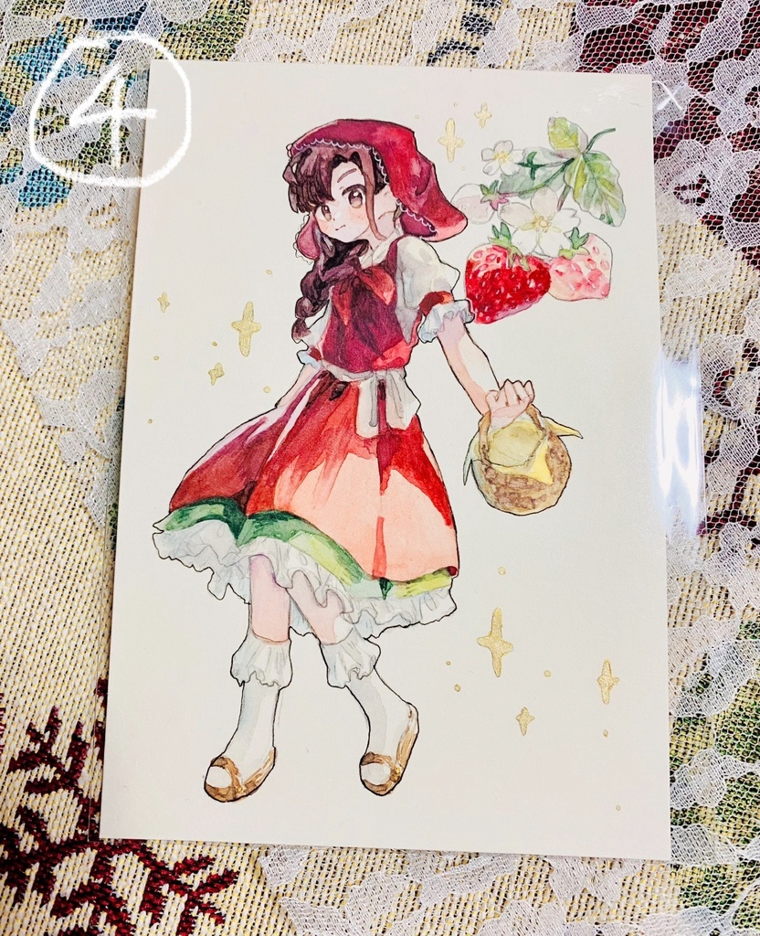 【創作】ポストカード原画