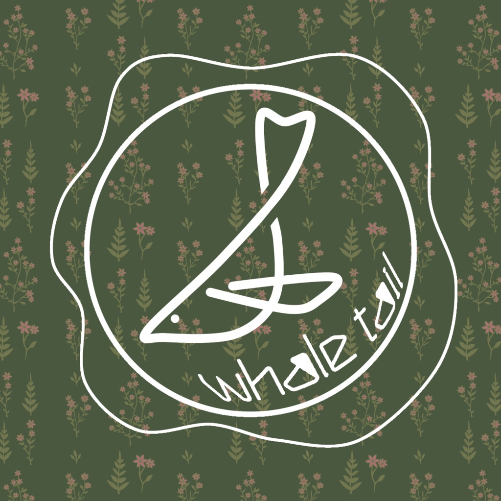 whale tail ロゴキーホルダー