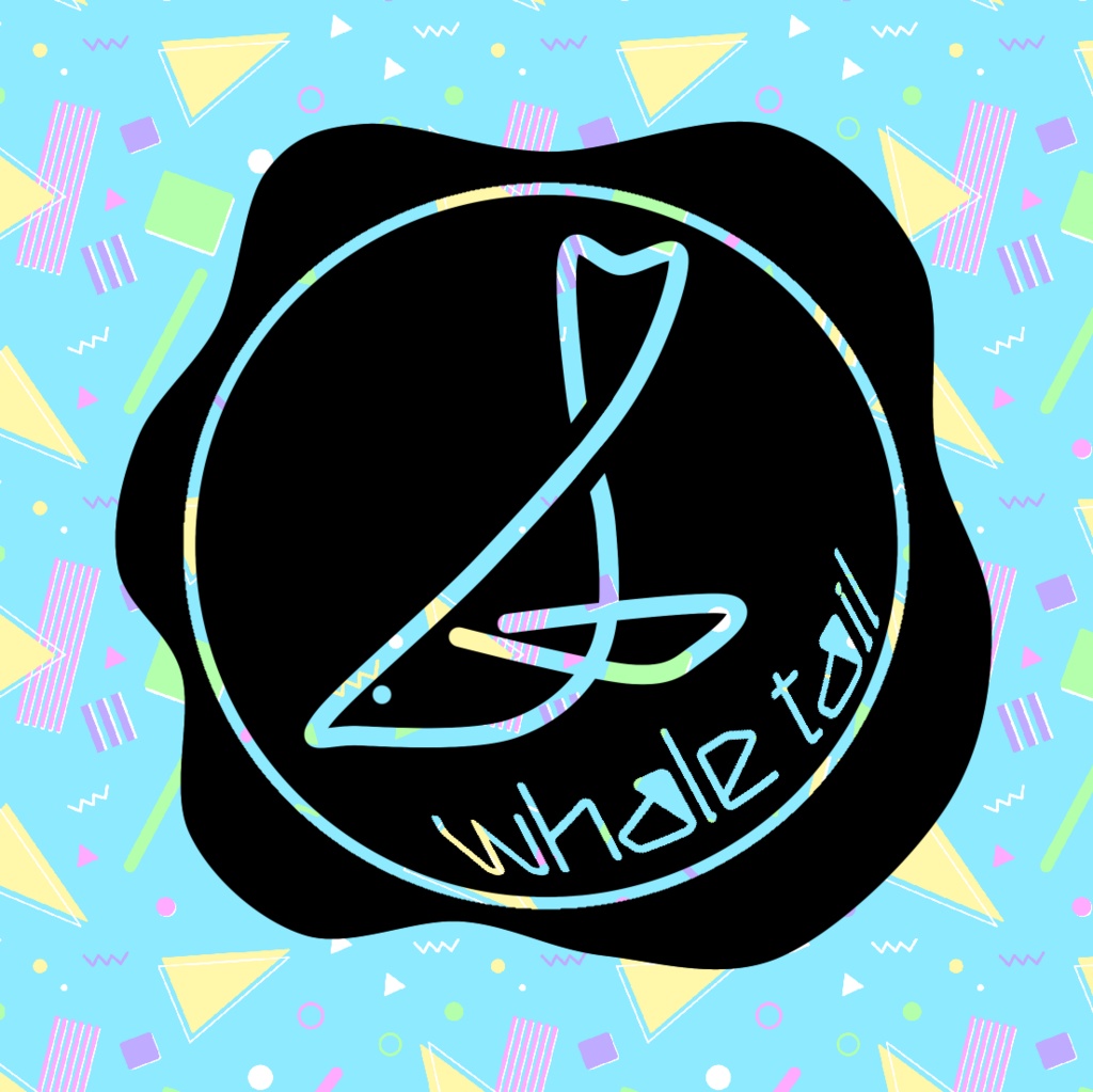 whale tail ロゴキーホルダー
