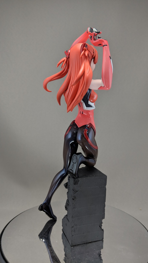 キャラグミン エヴァンゲリオン 式波・アスカ・ラングレー 塗装完成品 透けスーツVer.