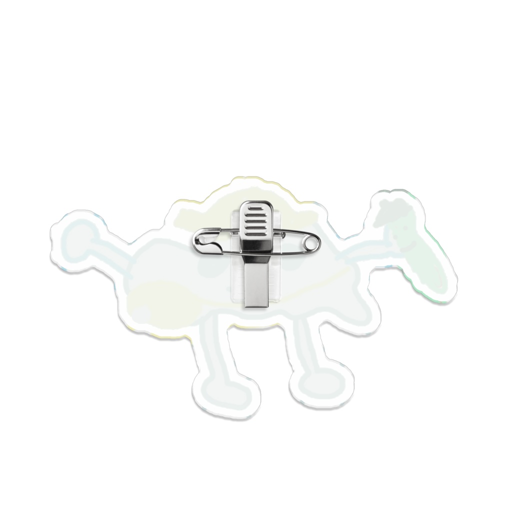 アクリルバッジ 地底人くん