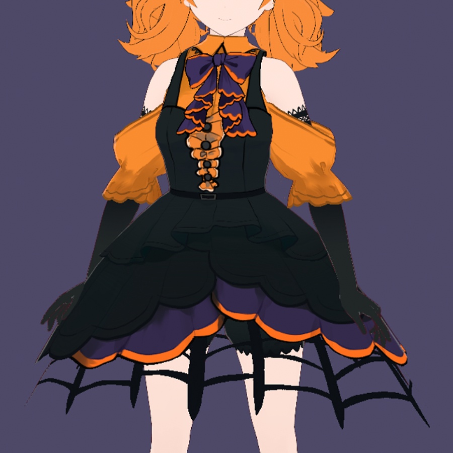 【VRoid】 Halloween Dress