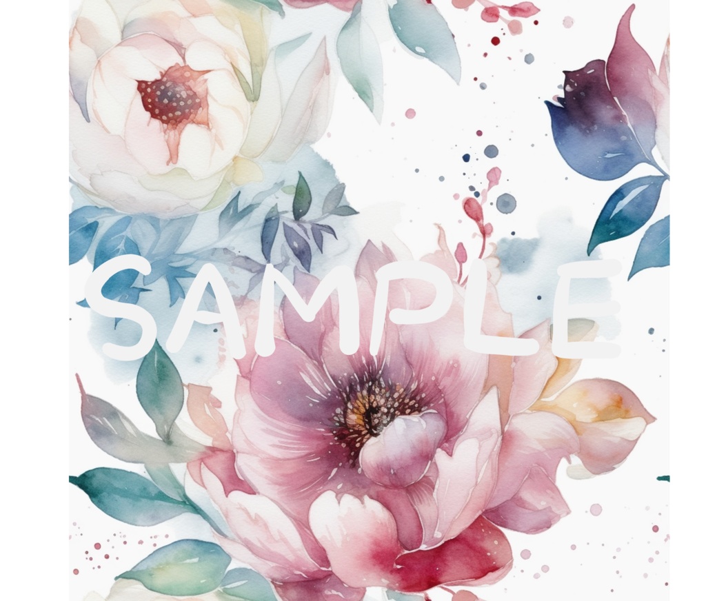 デジタルペーパー/イラスト素材 フローラルシリーズVOL.1