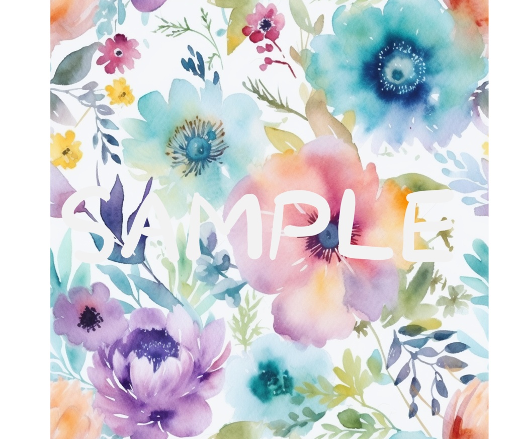 デジタルペーパー/イラスト素材 フローラルシリーズVOL.1