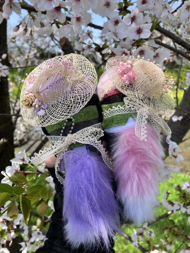 【もちもちマスコット対応】もふもふしっぽ（五月雨江・村雲江対応）