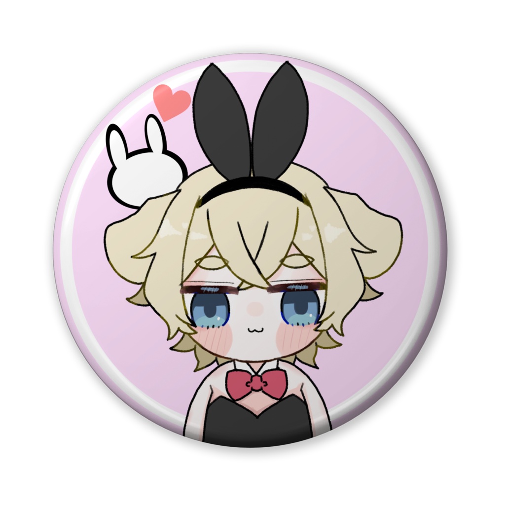 バニー🐰着せられあず 缶バッチ 56mm