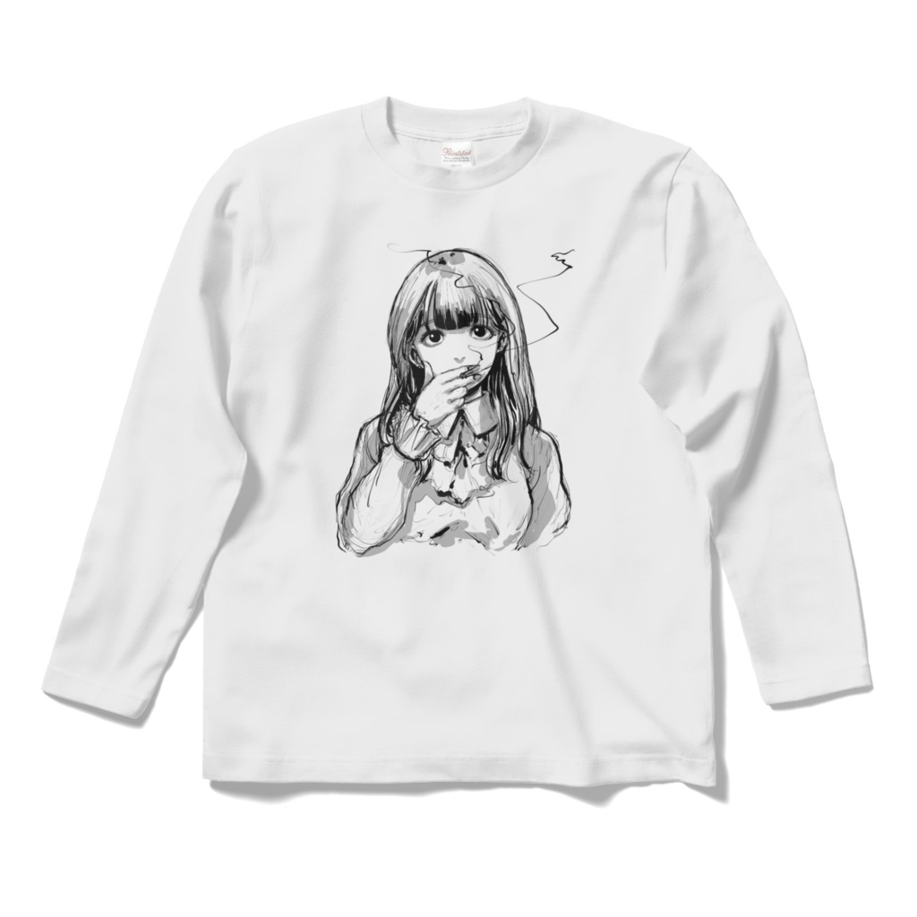 Tシャツ「喫煙女子2(長袖)」