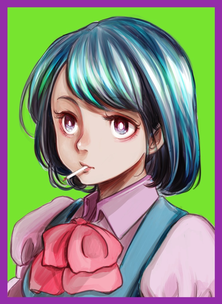 Tシャツ「喫煙女子3」